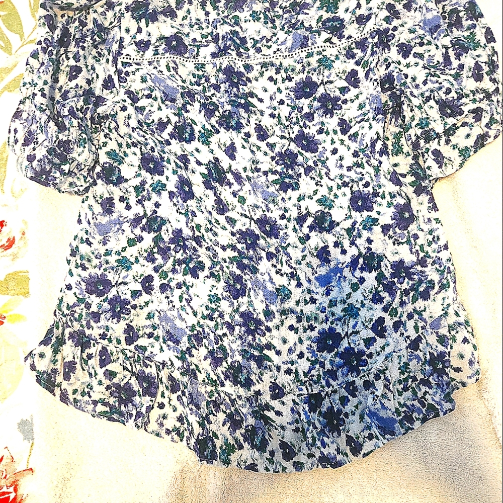 Lucky Brand top S/P FLOWER PRINT